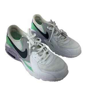 Nike Air Max Green Women's Athletic Shoes Sz 9 White/Green